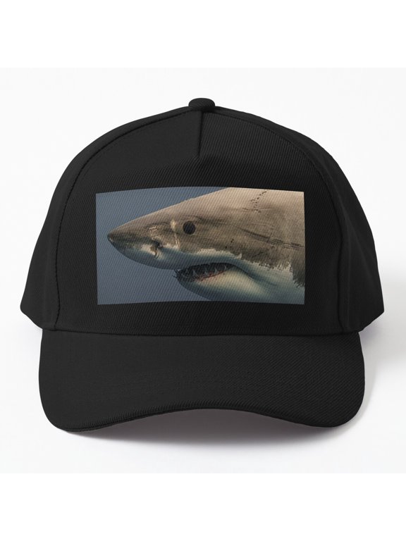 Great White Shark Photography Baseball Cap, Ocean Hat Style