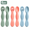 Color Combination Two, variant on 6 Pack Baby Silicone Feeding Spoons, Soft Silicone Weaning Spoons with Non-Slip Handle, Gentle Feeding Utensils for Purees, Cereal, Snacks, Home Dining