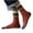 Red, variant on Iugvhana Men's Cushion Crew Socks - Comfortable Cotton, Moisture-Wicking Breathable, 1 Pair Coffee Free Size