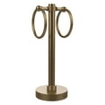 thumbnail image 2 of Vanity Top 2 Towel Ring Guest Towel Valet - Satin Nickel / Grooved, 2 of 2