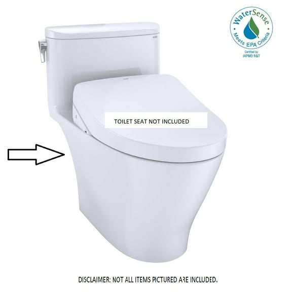 1PC AIMES Elongated toilet with CEFIONTECT W/O Washlet, AutoFlush Kit