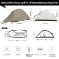 thumbnail image 2 of Tienda de campaña Naturehike Cloud-Up Pro para 1 persona, impermeable 1,62 kg, 2 of 8