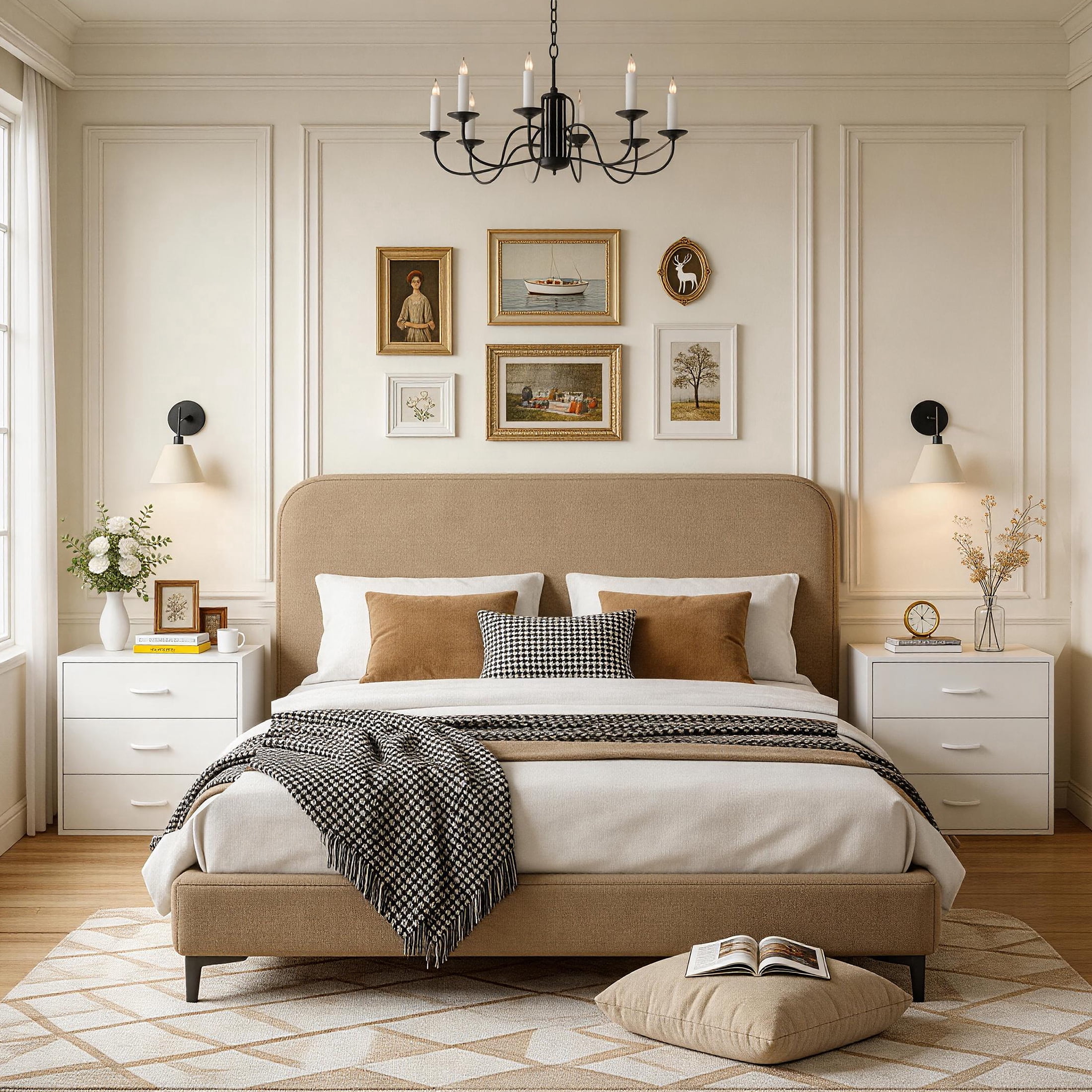 Prilinex Stackable 3 Drawer Dresser Set of 2, White Dresser for Bedroom with Wide Drawers, Wooden Small Dresser for Closet, Living Room, Entryway, Home Office, 23"W x 11.6"D x 24"H