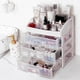 thumbnail image 4 of Makeup Storage with Drawers - Makeup and Cosmetics Storage for Bathroom - Vanity Storage - 3 Drawer Storage Box, 4 of 4