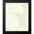 thumbnail image 2 of USGS 20x24 Black Modern Framed Museum Art Print Titled - Deep Lake Texas Quad - USGS 1970, 2 of 5