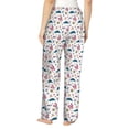 thumbnail image 3 of Uemuo Sea Turtle Pattern Women's Wide Leg Palazzo Lounge Pants with Pockets Light Weight Loose Comfy Casual Pajama Pants-, 3 of 9