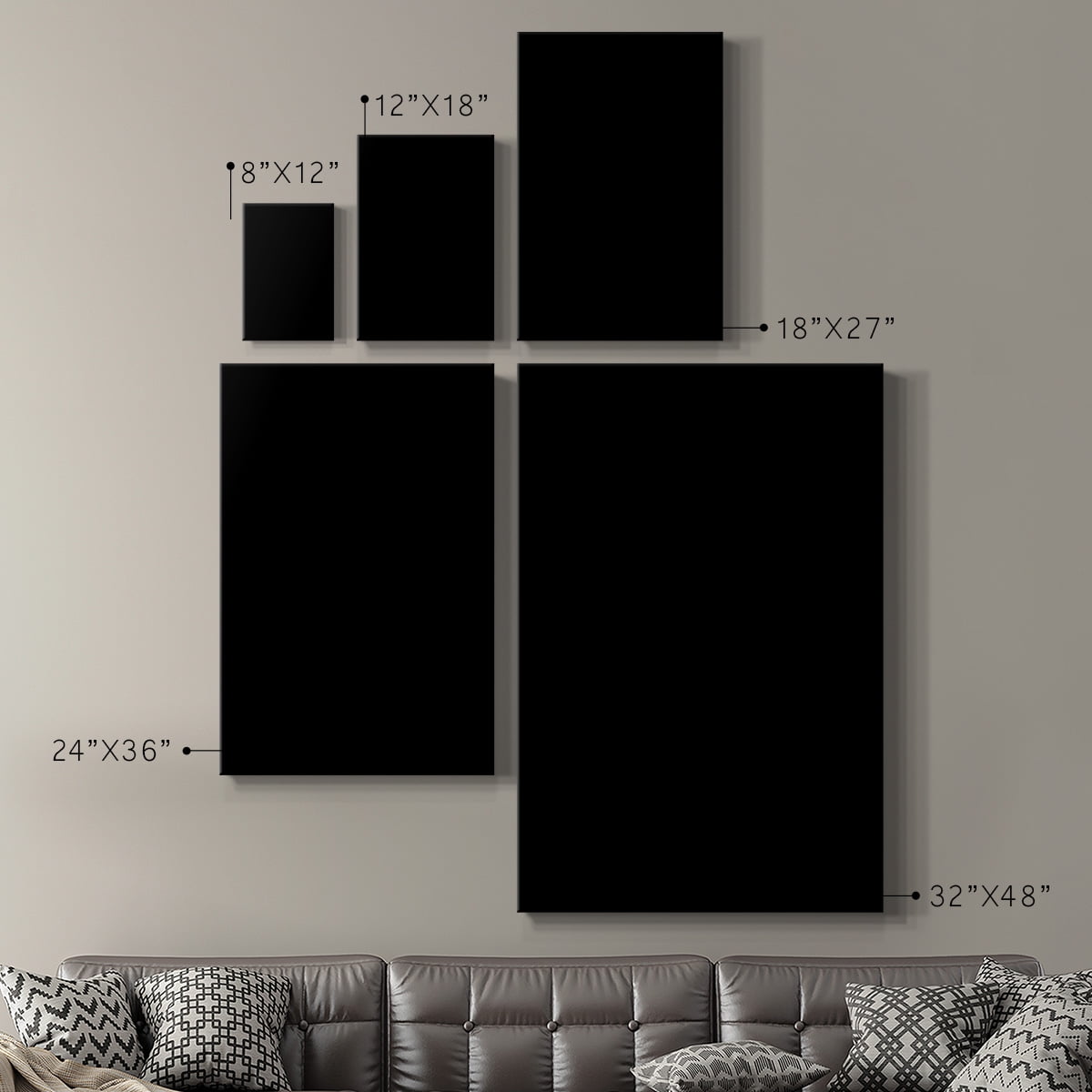 Ocean Crush V Premium Gallery Wrapped Canvas - Ready to Hang