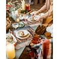 thumbnail image 3 of Christmas Placemats Set of 6 Gingerbread House Christmas Placemats for Dining Table Shining Snowy Table Mat Winter Holiday Home Party Kitchen Table Decorations, 3 of 6