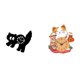 thumbnail image 1 of Reloj De Pared Acrílico Con Forma De Gato, Silencioso, Sin Tictac, Decorativo, Colgante, Para Dormitorio Infantil, Cocina, Sala De Estar, Estudio, Adorno Para El Hogar, Fácil De Leer, 1 of 8
