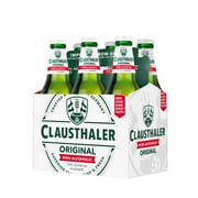 Clausthaler Original Non-Alcoholic Imported Lager Beer, 12 Fl oz, Glass Bottles, 6 Pack, 0.5% ABV