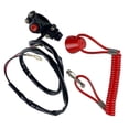 thumbnail image 2 of Motorcycle Single Support Flameout Switch Horizon for ATV Beach Bike Outboard Emergency Stop Flameo, 2 of 5