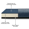 thumbnail image 3 of Medium/Large/Small Dog Couch, 35" Wide Pet Sofa for Large and Medium Dogs with Removable Mattress Cover, Luxury Raised Dog Couch Chenille Lounging Bed with Anti-Slip Bottom(Navy Blue), 3 of 9