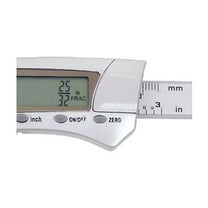General Tools 1433 Fraction Plus Digital Fractional Caliper, Carbon Fiber, 3-Inch