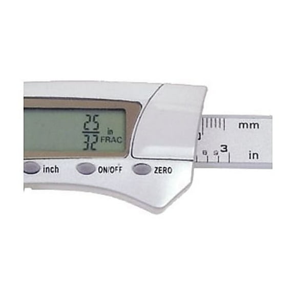 General Tools 1433 Fraction Plus Digital Fractional Caliper, Carbon Fiber, 3-Inch