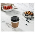 thumbnail image 3 of [Case of 300 12 oz. Disposable Coffee Cups with Lids and sleeves - To-Go Paper Hot Cups for Travel and Office Use, 3 of 4