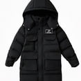 thumbnail image 2 of ITSAME Boys Hooded Puffer Jacket (5-14) Mid Length Thermal Quilted Winter Parka Coat with Flap Pockets Size 11, 2 of 9