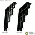 thumbnail image 2 of Ekena Millwork 2"W x 5 1/2"D x 8"H Diane Wrought Iron Bracket, (Triple center brace) (2-Pack), 2 of 4