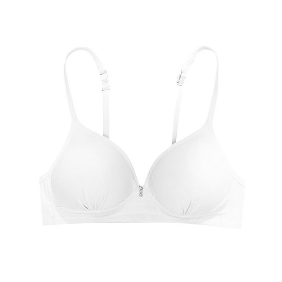 fatyb Womens Thin Bras Adjustable Spaghetti Strap T Shirt Bra No Underwire Everyday Bralettes for Women