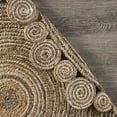 thumbnail image 4 of Bleached and Natural Spiral Boutique Jute Rug, 4 of 5