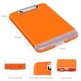 thumbnail image 3 of Portapapeles Piasoenc con almacenamiento, 8.5 x 11 pulgadas, naranja, 3 of 7