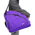 thumbnail image 5 of WOLT Purple Ice Skate Roller Skate Bag, Inline Skate Bag with Adjustable Shoulder Strap, 5 of 7