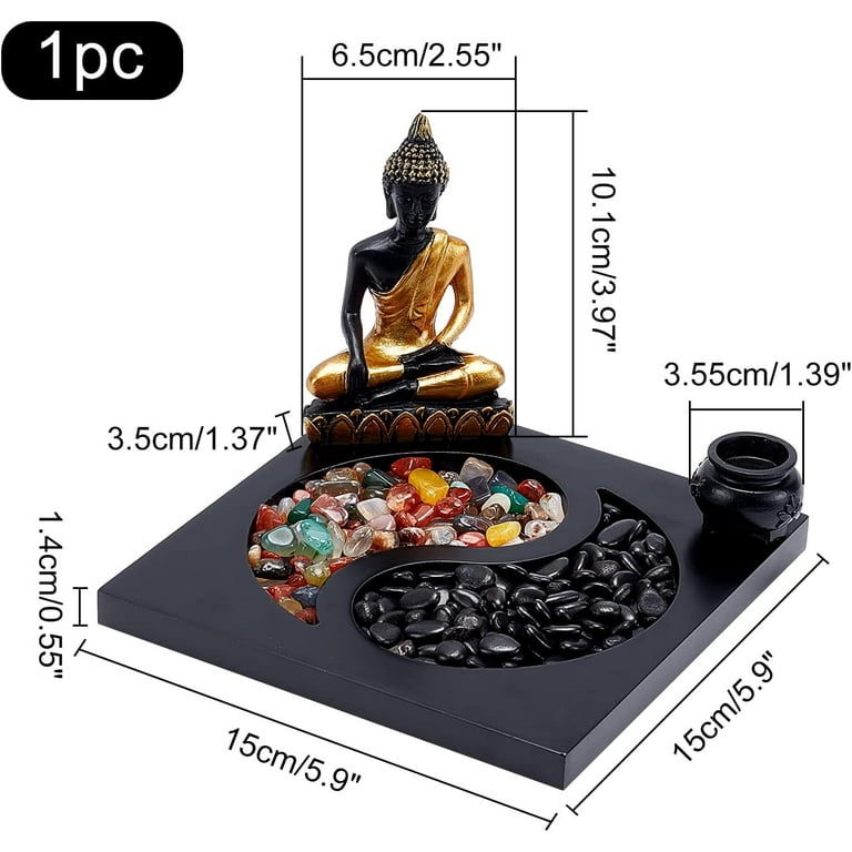 1Set Mini Zen Kit Japanese Zen Sand Garden Yin Yang Feng Shui Zen