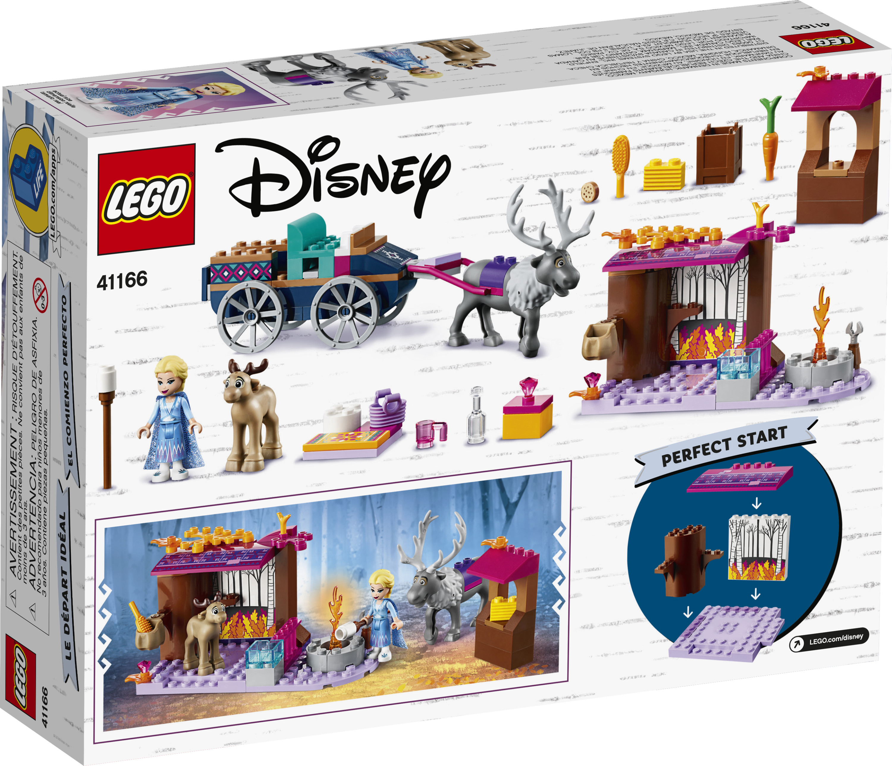 LEGO Disney Frozen II Elsa's Wagon Adventure 41166 Building Kit - image 5 of 7