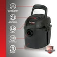 thumbnail image 2 of Shop-Vac 2021005 Wet/Dry Vacuum, 1 gal Vacuum, 50 cfm Air, Disposable Filter, 1 hp, 120 VAC, Black Housing, 2 of 13