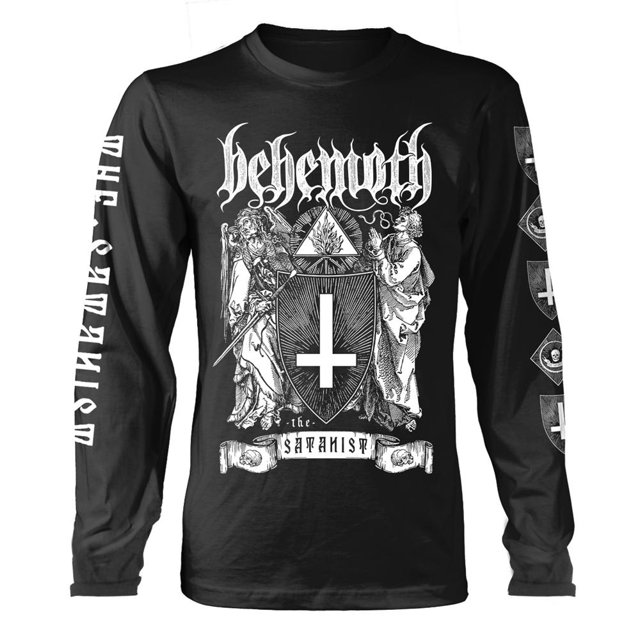 Behemoth - Camiseta The Satanist de Manga Larga para Adultos Unisex (Negro)