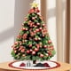 thumbnail image 5 of Adornos navideños Falda para árbol de Navidad de 90 cm Falda estampada para árbol Decoración para el árbol de Navidad del hogar, 5 of 5