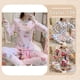thumbnail image 2 of 2023 Sanrio Hello Kitty pantalones Anime Doraemon pijamas finos de felpa moda cómoda cuello redondo cálido conjunto de ropa de dormir Otoño/Invierno, 2 of 4