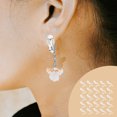 thumbnail image 2 of 50 Pcs Clip-on Base de Boucles d'Oreilles Sûr Non Percé Clips d'Oreilles pour Femmes Matériel DIY, 2 of 8