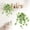 D, variant on Artificial Flowers,Hanging Plants With Ceramic Pot 50cmRealistic Artificial Plants For Home Decor Indoor Green Plant With Modern White Planter For Desk Shelf Bathroom
