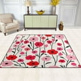 thumbnail image 2 of Yayeee Area Rugs for Living Room 5.2'x4' Non Slip Washable Bedroom Floor Carpet, Pink Floral, 2 of 6