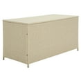 thumbnail image 4 of SAFAVIEH Oliveira Outdoor Patio Cushion Box, Beige/White, 4 of 5