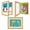Natural wood, variant on 3 Pcs Magnetic Rotate A4 Wooden Picture Frame, Multi-Functional Display, Reusable Front-Opening Display with Dual-Sided Rotation, Wall Mountable Horizontal or Vertical