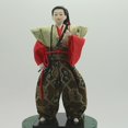 thumbnail image 3 of Colinables de Figurilla Oriental de La Muñeca Japonesa Del Japoné sanía de Del Ornamento Del Escritorio, 12 Pulgadas 30 Cm SM SunniMix Muñeca japonesa de samurai, 3 of 7