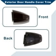 thumbnail image 4 of Recubrimiento de manija de puerta exterior Unique Bargains No.51217396544 para BMW X1 X2 X5 F15 X6 F16 2014-2019 Manija de puerta 1 pieza Marrón, 4 of 7