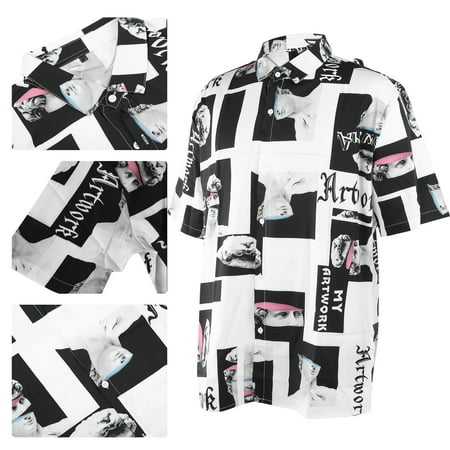 

ESTINK Casual Shirt Shirt Lightweight Turn Down Collar For Men s Gift