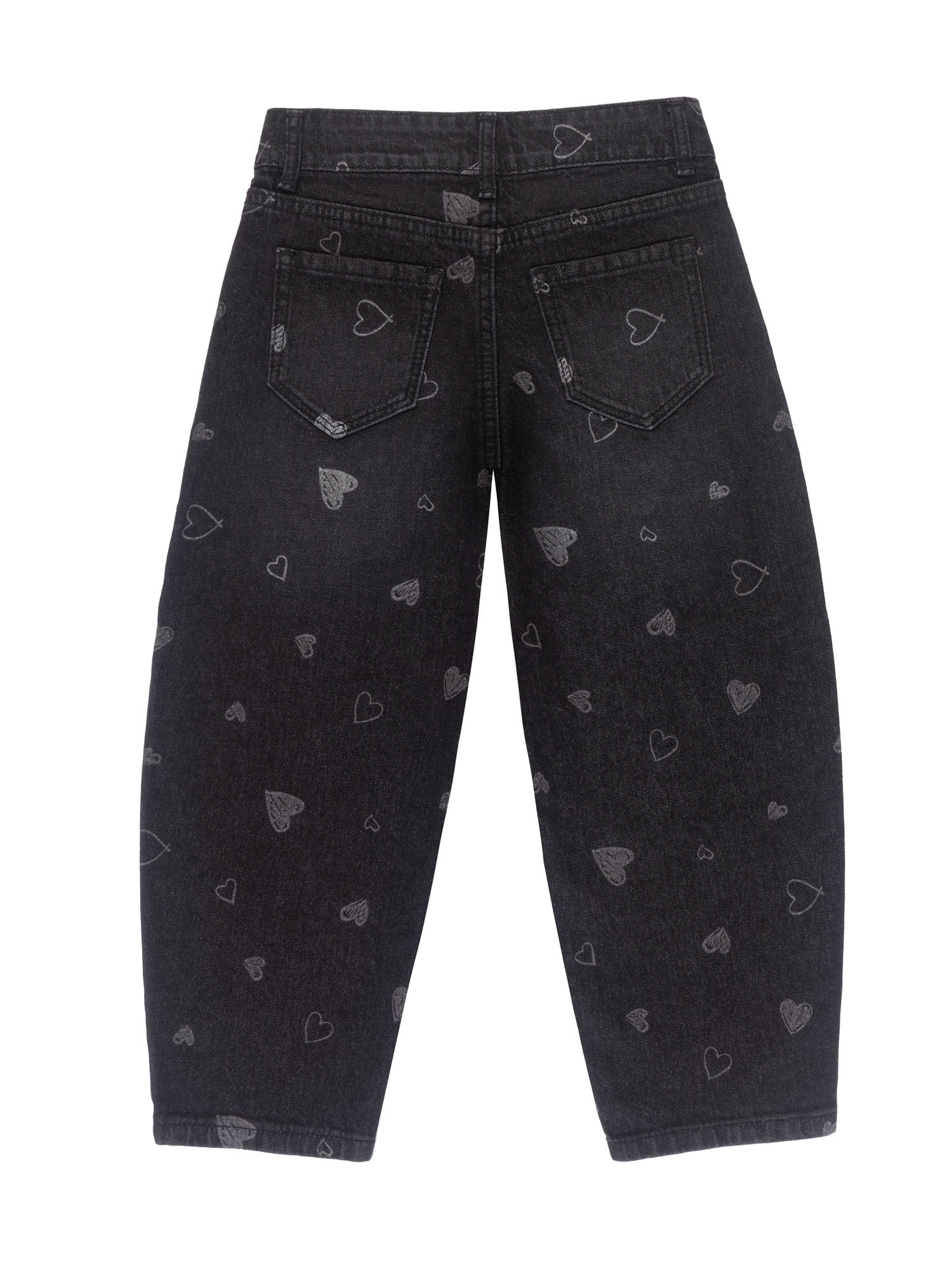 Wonder Nation Girls Barrel Jean, Sizes 5-18