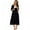 Black, variant on Womens Zipper Robe 3/4 Sleeve Housecoat Zip Up Dressing Gowns Soft Long Nightgown Loungewear Maternity Nusring Nightdress with Pockets,Black S-2XL