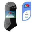 thumbnail image 1 of Tin Fruit Of The Loom para Niño, Afelpado Bajo Negro 5 Pares Talla G, 1 of 4