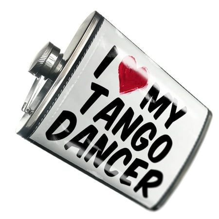 

NEONBLOND Flask I heart love my Tango Dancer