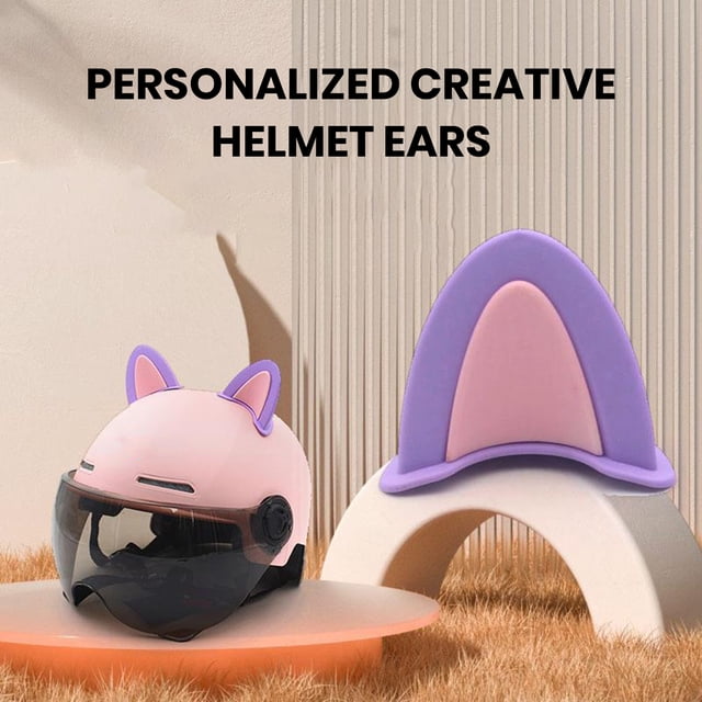 LJNYFDC Cute Accessories Motorcycle Ears Decorations Vibrant Color Compact Size Easy to Install Novelty Accessories