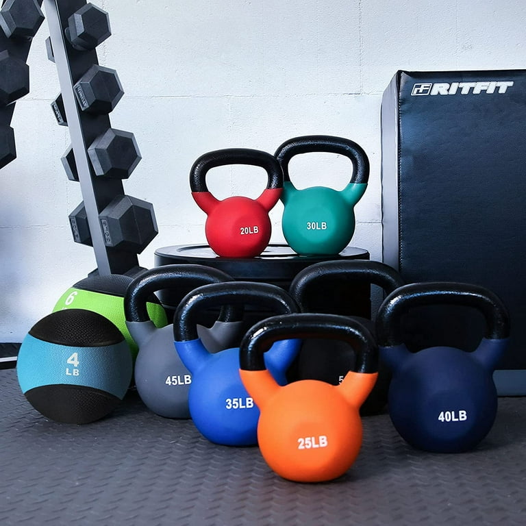 Neoprene & Cast Iron KettleBell with firm grip for strength training and  full body workout – 6Kg - Beast Fitness Equipment