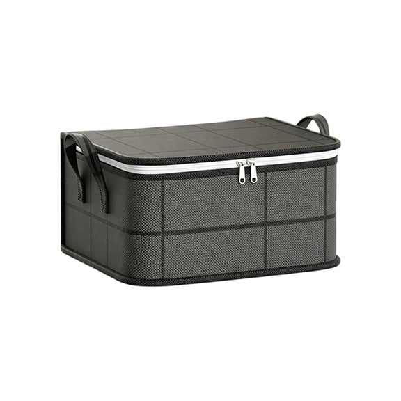 Large Capacity Storage Bags Dustproof Moving Packing Bag Foldable Storage Box with Handles & Zippers for Clothes, Comforters, Blankets 30 Liters