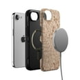 thumbnail image 4 of Casely iPhone 16e Case | Beige Garden | Neutral Floral | Compatible with MagSafe | Bold Protective Design, 4 of 9
