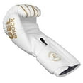 thumbnail image 2 of DEFY Sports Boxing Gloves for Men & Women Training MMA Muay Thai - Punching Heavy Bags, White Gold, 16 oz, 2 of 5