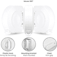 thumbnail image 3 of Retractable Clothesline, Clothesline Indoor and Outdoor Laundry Line Double Clothesline, 60 Inches, 3 of 8