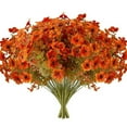 thumbnail image 5 of Faux Mums Fall Flowers Fake Mums Fall Artificial Flowers for Outdoors Faux Mums for Outdoor Planters Fake Fall Flowers Front Porch Decor Artificial Mums Fall Decorations Fall Porch Decor B/13.77in, 5 of 10
